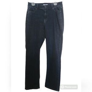 Lane Bryant Blue 5 pocket denim Curvy fit High Rise Jeans SZ 16